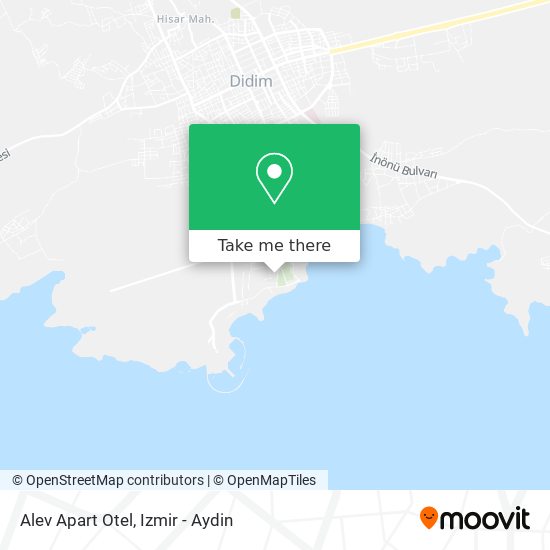 Alev Apart Otel map