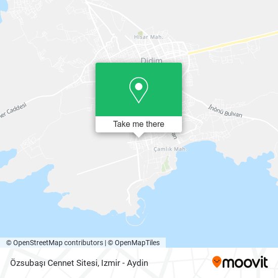 Özsubaşı Cennet Sitesi map