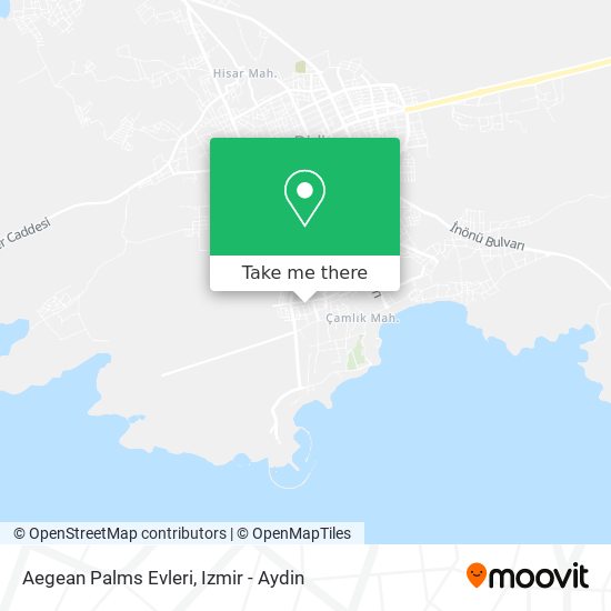 Aegean Palms Evleri map