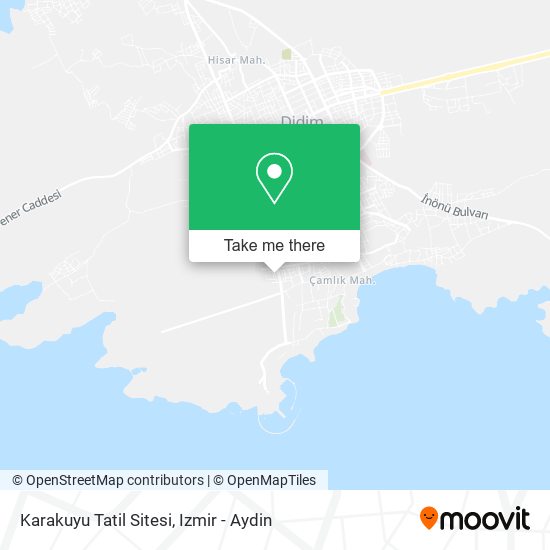 Karakuyu Tatil Sitesi map