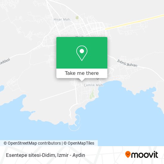 Esentepe sitesi-Didim map