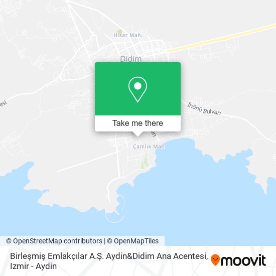 Birleşmiş Emlakçılar A.Ş.  Aydin&Didim Ana Acentesi map