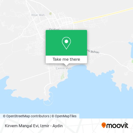 Kirvem Mangal Evi map