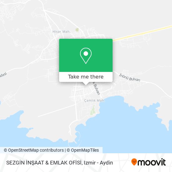 SEZGİN İNŞAAT & EMLAK OFİSİ map