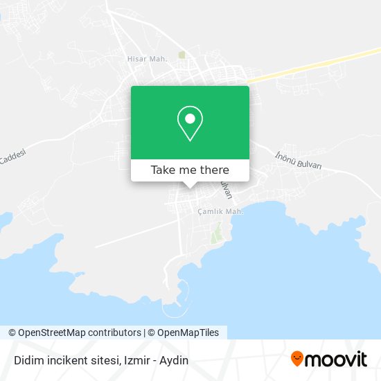 Didim incikent sitesi map