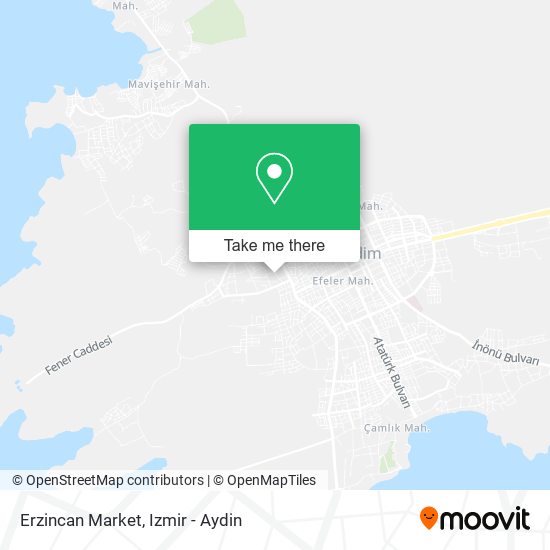 Erzincan Market map