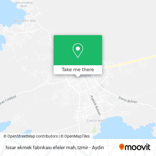 hisar ekmek fabrıkası efeler mah map