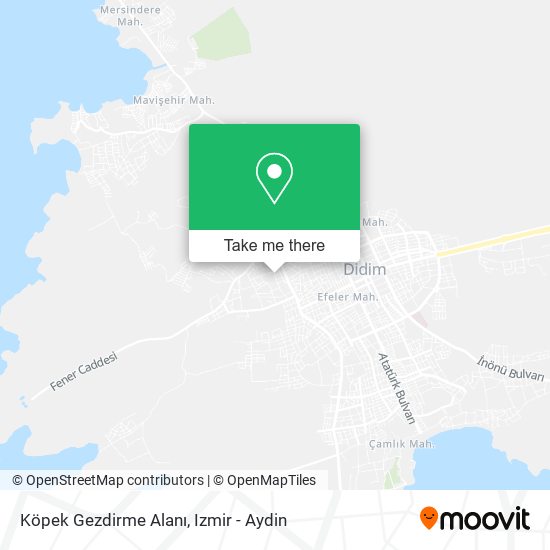 Köpek Gezdirme Alanı map
