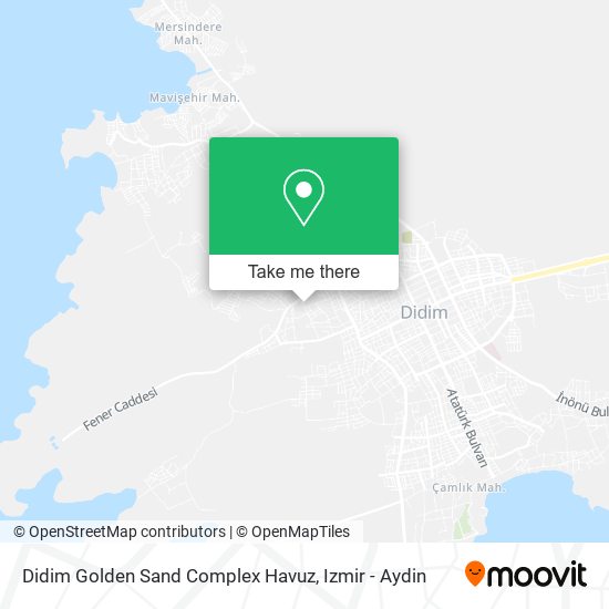 Didim Golden Sand Complex Havuz map