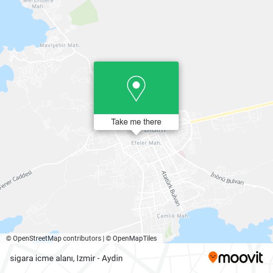 sigara icme alanı map