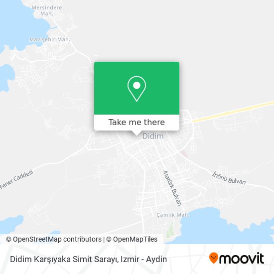 Didim Karşıyaka Simit Sarayı map