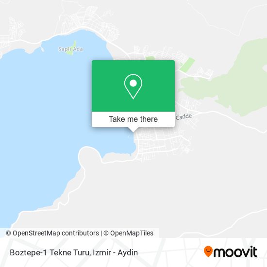 Boztepe-1 Tekne Turu map
