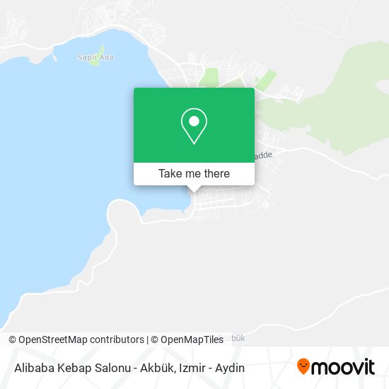 Alibaba Kebap Salonu - Akbük map
