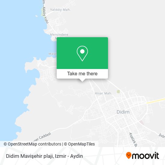 Didim Mavişehir plaji map