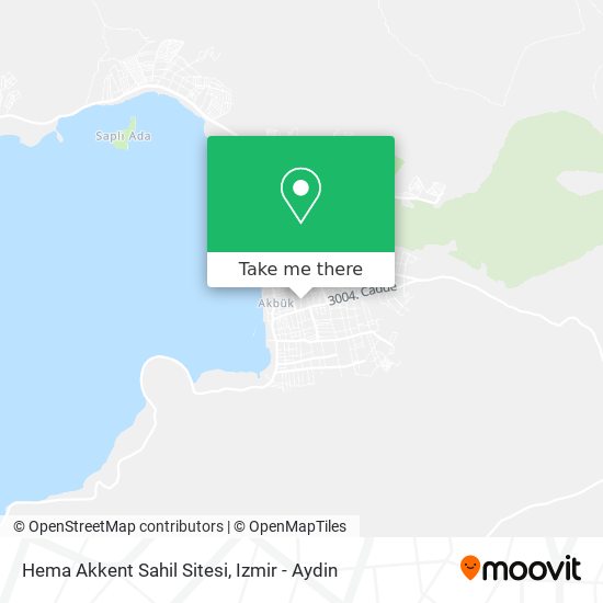 Hema Akkent Sahil Sitesi map