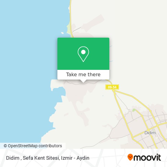 Didim , Sefa Kent Sitesi map