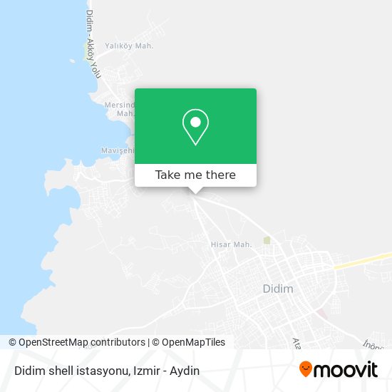 Didim shell istasyonu map