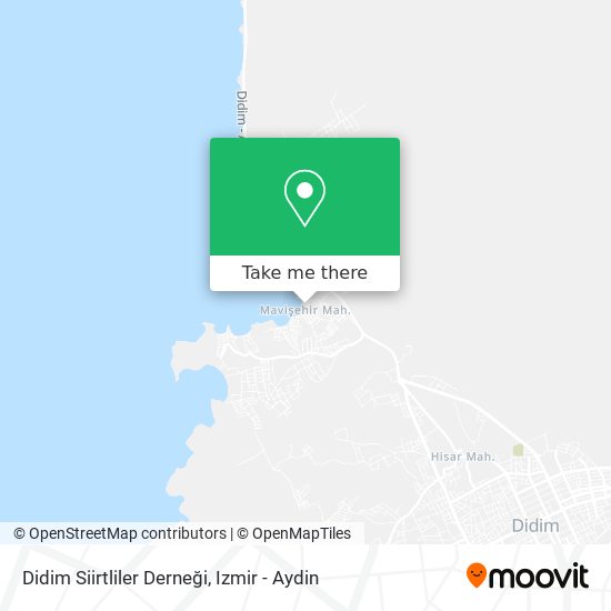 Didim Siirtliler Derneği map