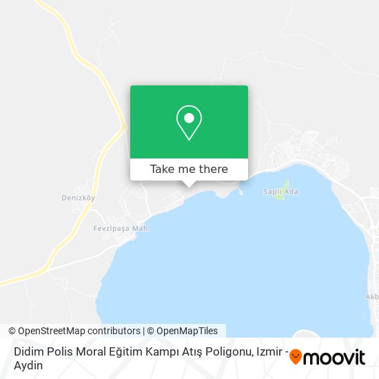 Didim Polis Moral Eğitim Kampı Atış Poligonu map