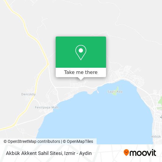 Akbük Akkent Sahil Sitesi map