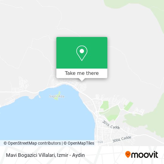 Mavi Bogazici Villalari map