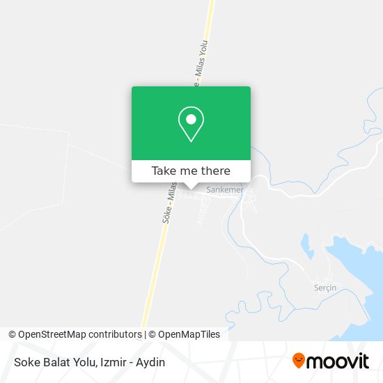 Soke Balat Yolu map