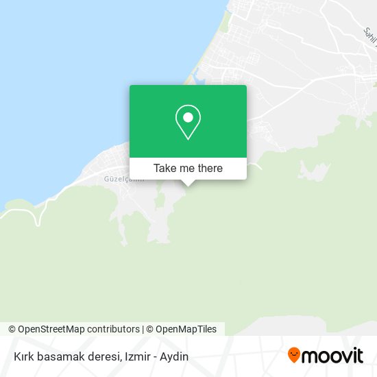 Kırk basamak deresi map