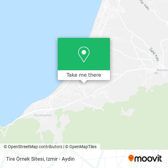 Tire Örnek Sitesi map