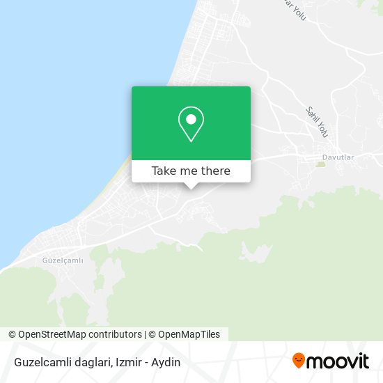 Guzelcamli daglari map