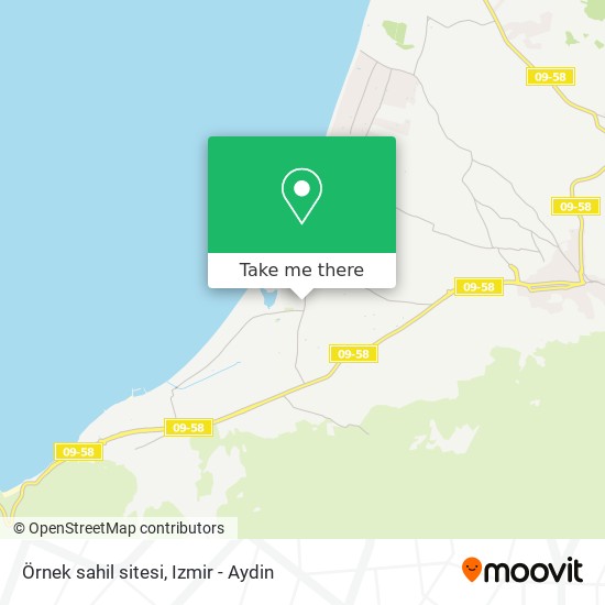 Örnek sahil sitesi map
