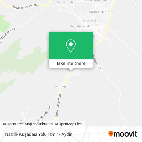 Nazilli- Kuşadası Yolu map