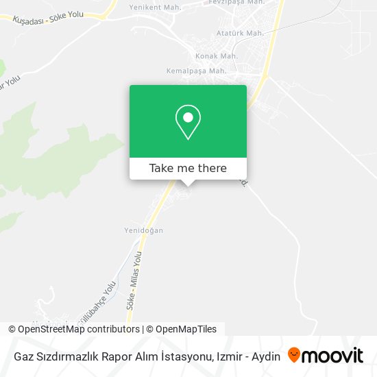 Gaz Sızdırmazlık Rapor Alım İstasyonu map