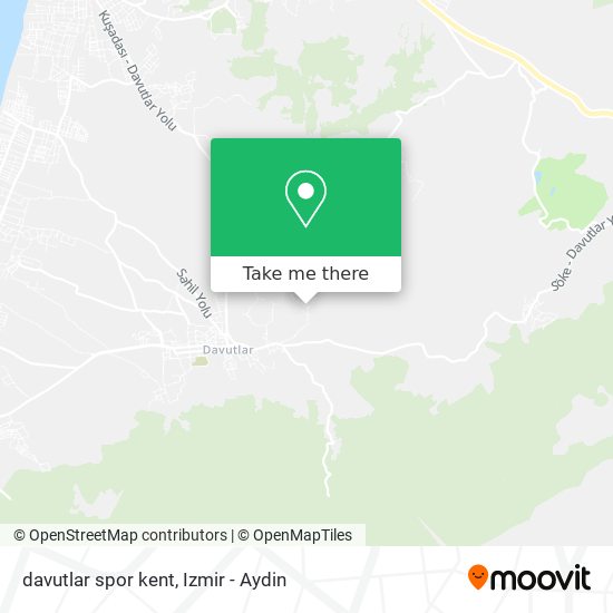 davutlar spor kent map