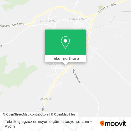 Teknik iş egzoz emisyon ölçüm istasyonu map