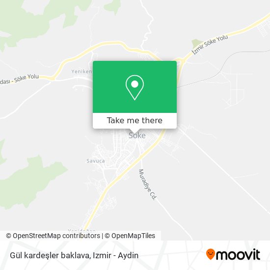 Gül kardeşler baklava map