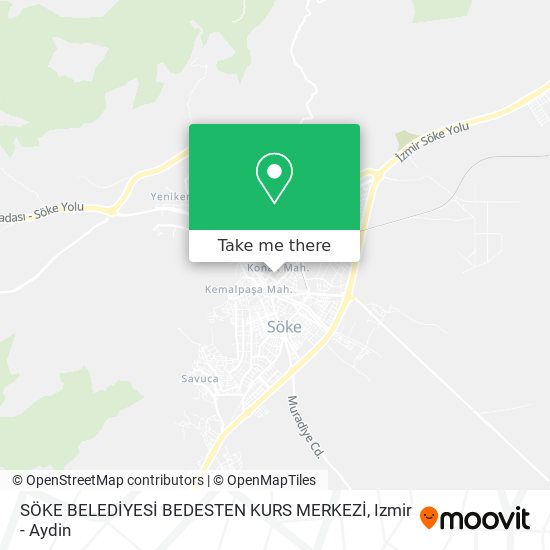 SÖKE BELEDİYESİ BEDESTEN KURS MERKEZİ map