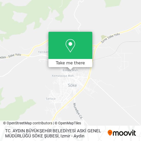 TC. AYDIN BÜYÜKŞEHİR BELEDİYESİ ASKİ GENEL MÜDÜRLÜĞÜ SÖKE ŞUBESİ map