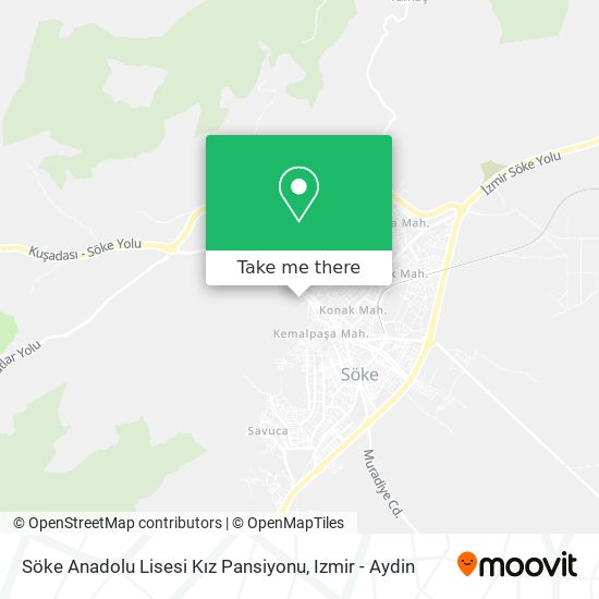 Söke Anadolu Lisesi Kız Pansiyonu map