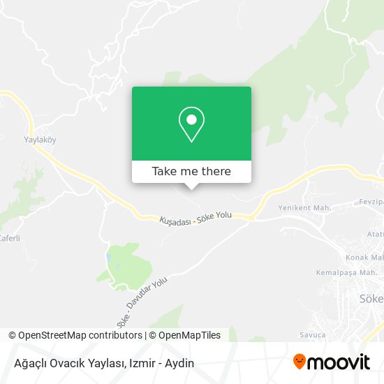 Ağaçlı Ovacık Yaylası map