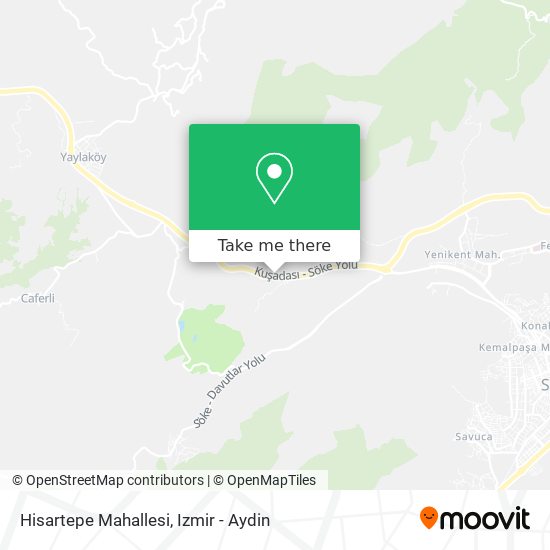 Hisartepe Mahallesi map