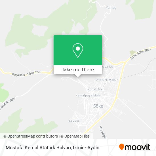 Mustafa Kemal Atatürk Bulvarı map