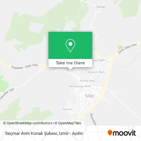 Seçmar Avm Konak Şubesi map