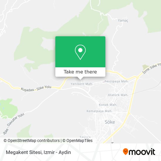 Megakent Sitesi map