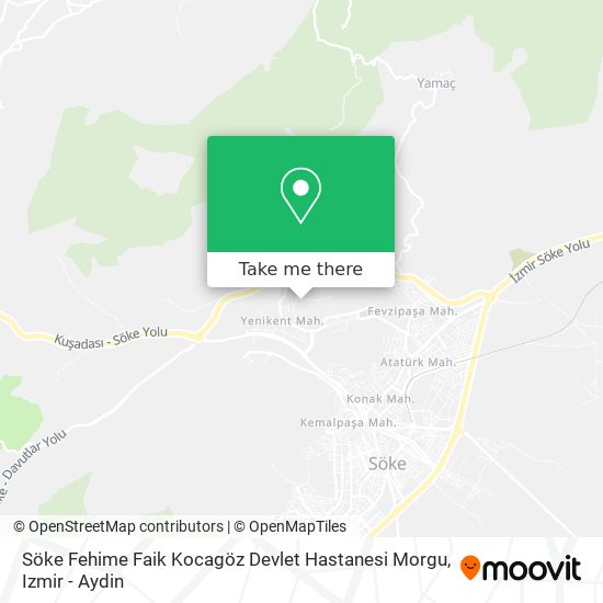 Söke Fehime Faik Kocagöz Devlet Hastanesi Morgu map