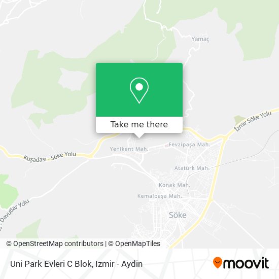 Uni Park Evleri C Blok map