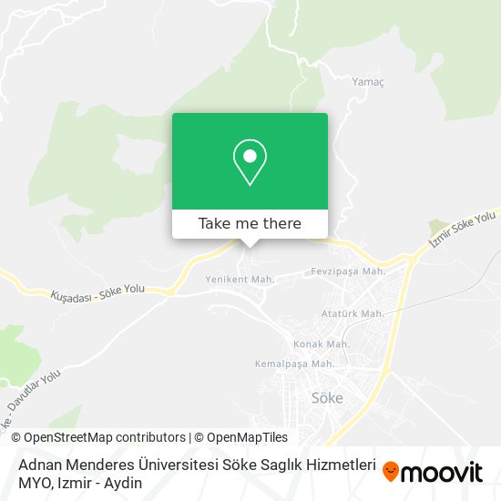 Adnan Menderes Üniversitesi Söke Saglık Hizmetleri MYO map