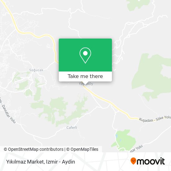 Yıkılmaz Market map