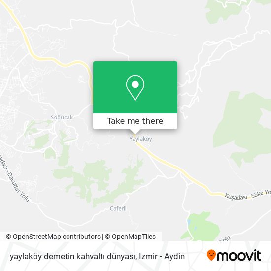 yaylaköy demetin kahvaltı dünyası map