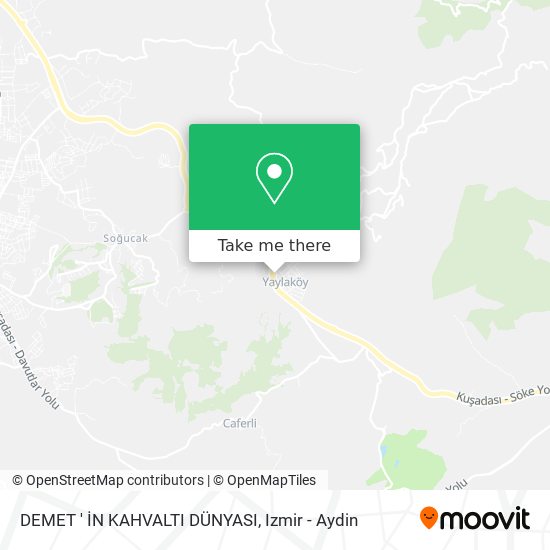 DEMET ' İN KAHVALTI DÜNYASI map