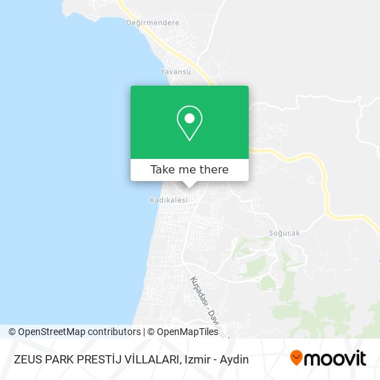 ZEUS PARK PRESTİJ VİLLALARI map